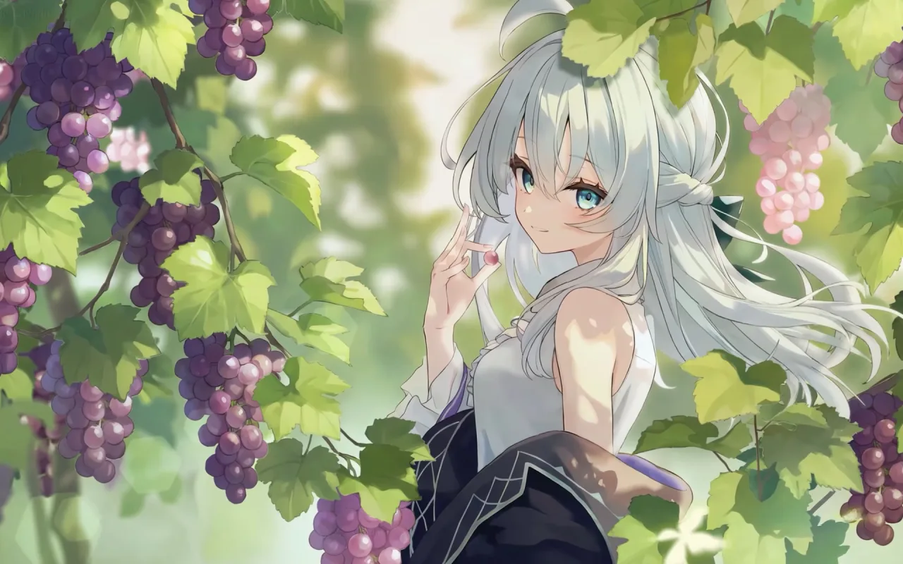 Elaina Among Summer Vines live wallpaper preview