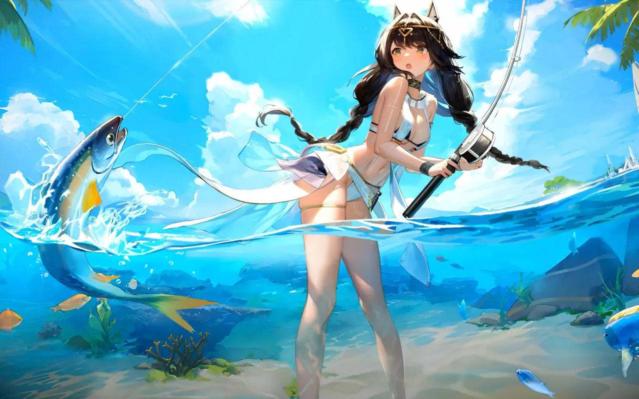 Gone Fishing live wallpaper preview