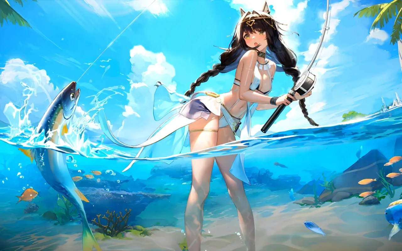 Gone Fishing live wallpaper preview