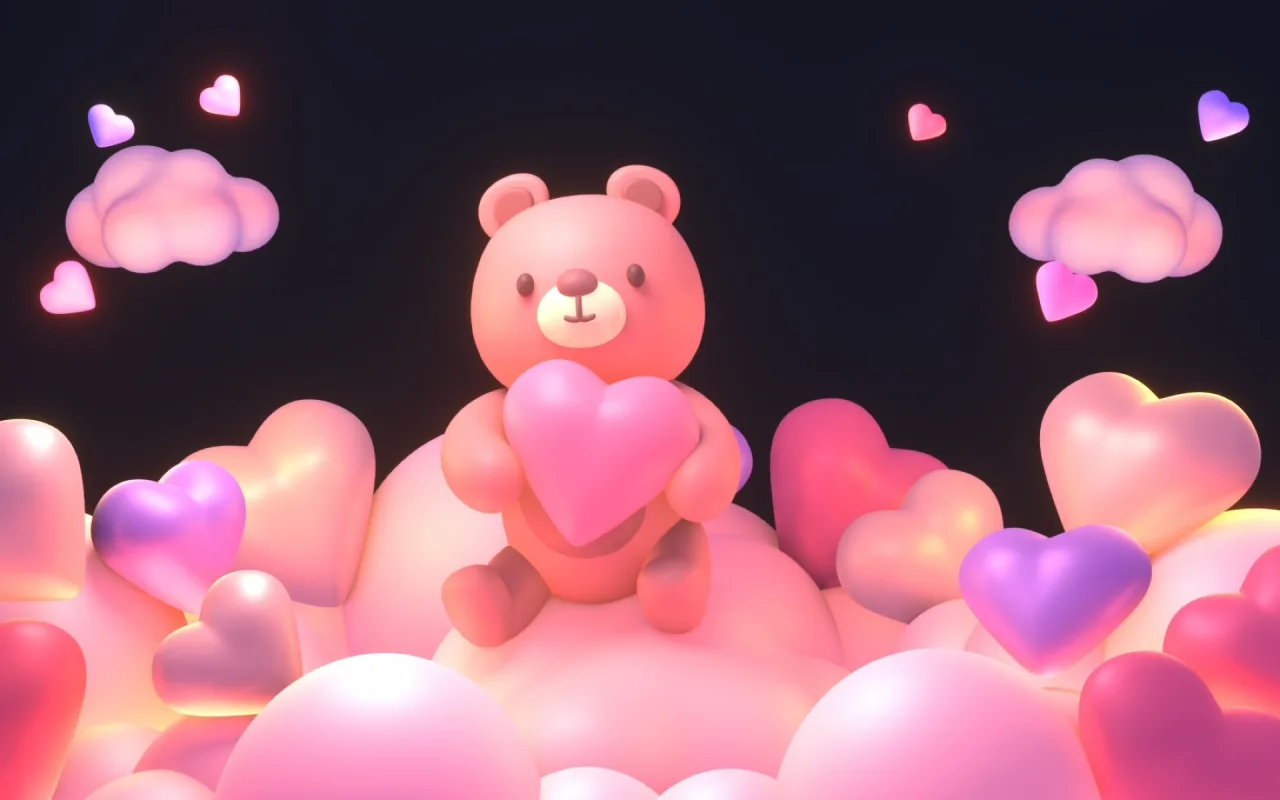 Love Bear live wallpaper preview