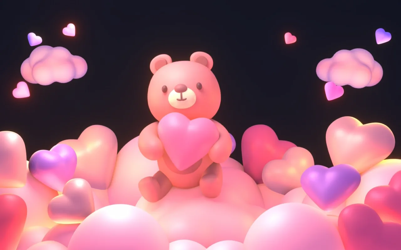 Love Bear live wallpaper preview