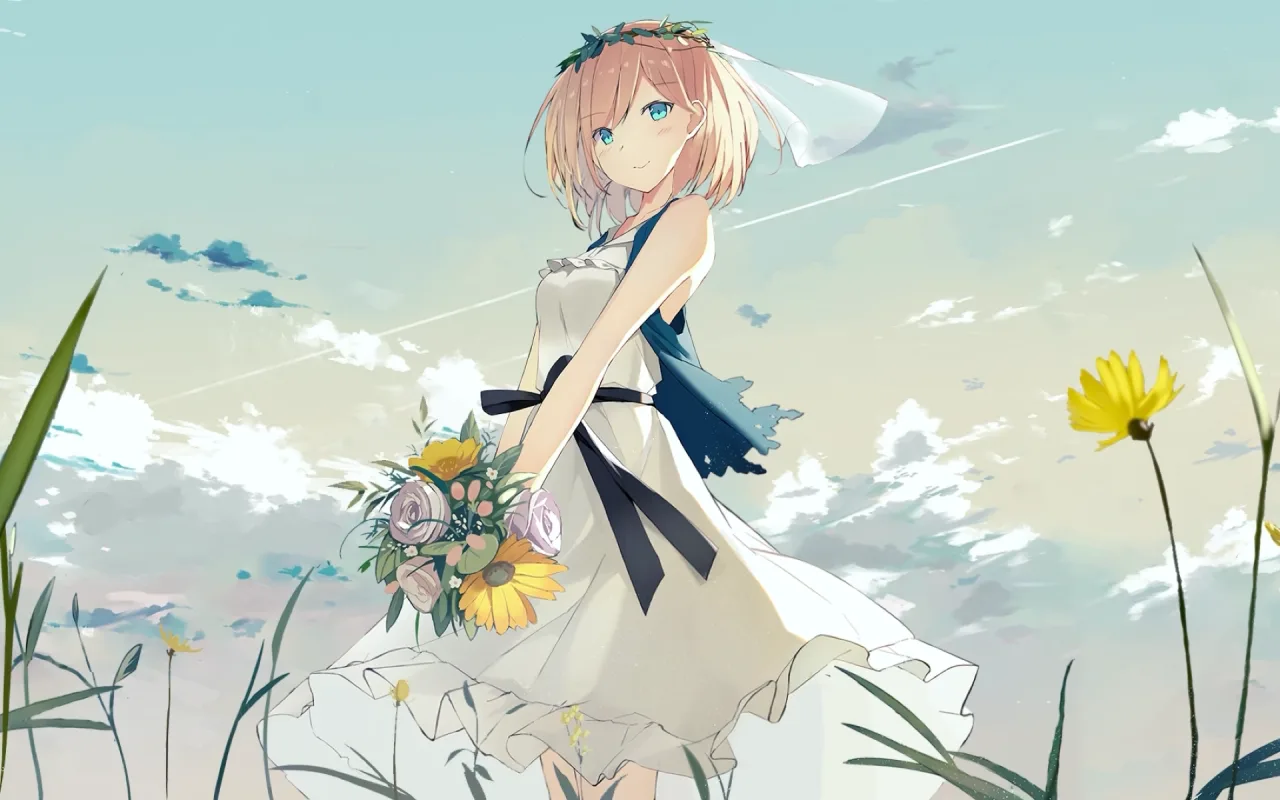 Flower Girl live wallpaper preview