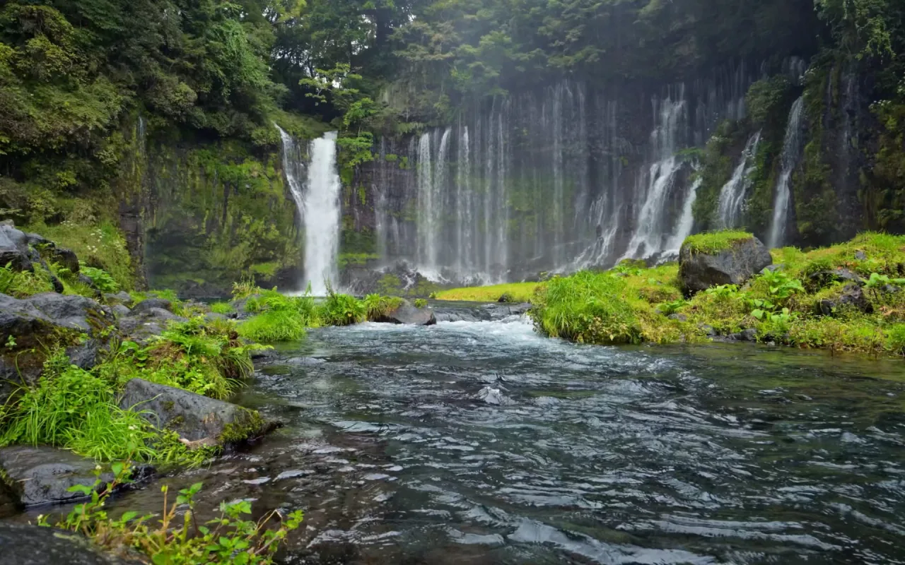 Shiraito Falls live wallpaper preview