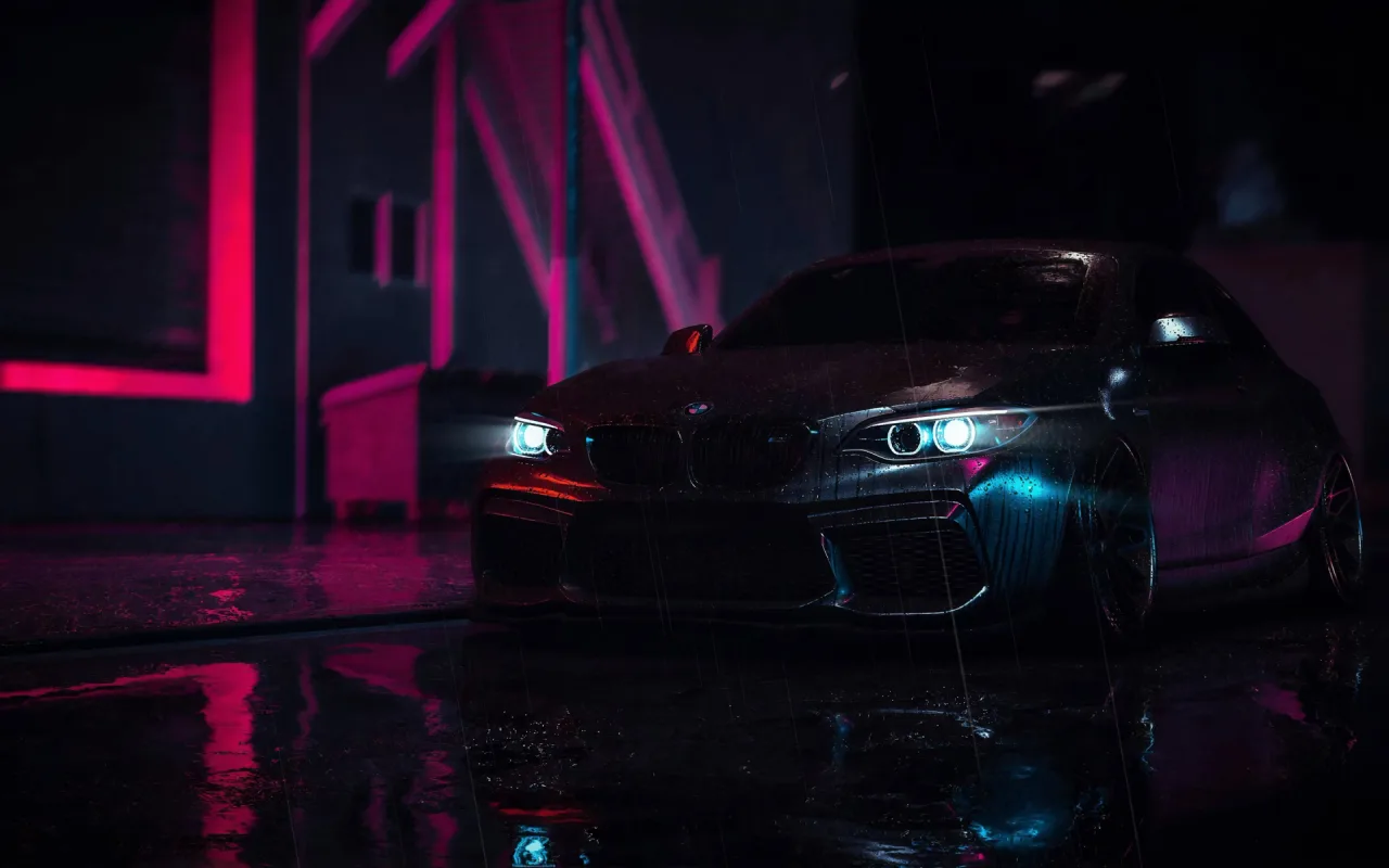 BMW Dark Rain live wallpaper preview