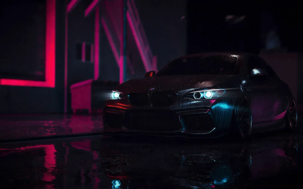 BMW Dark Rain live wallpaper preview