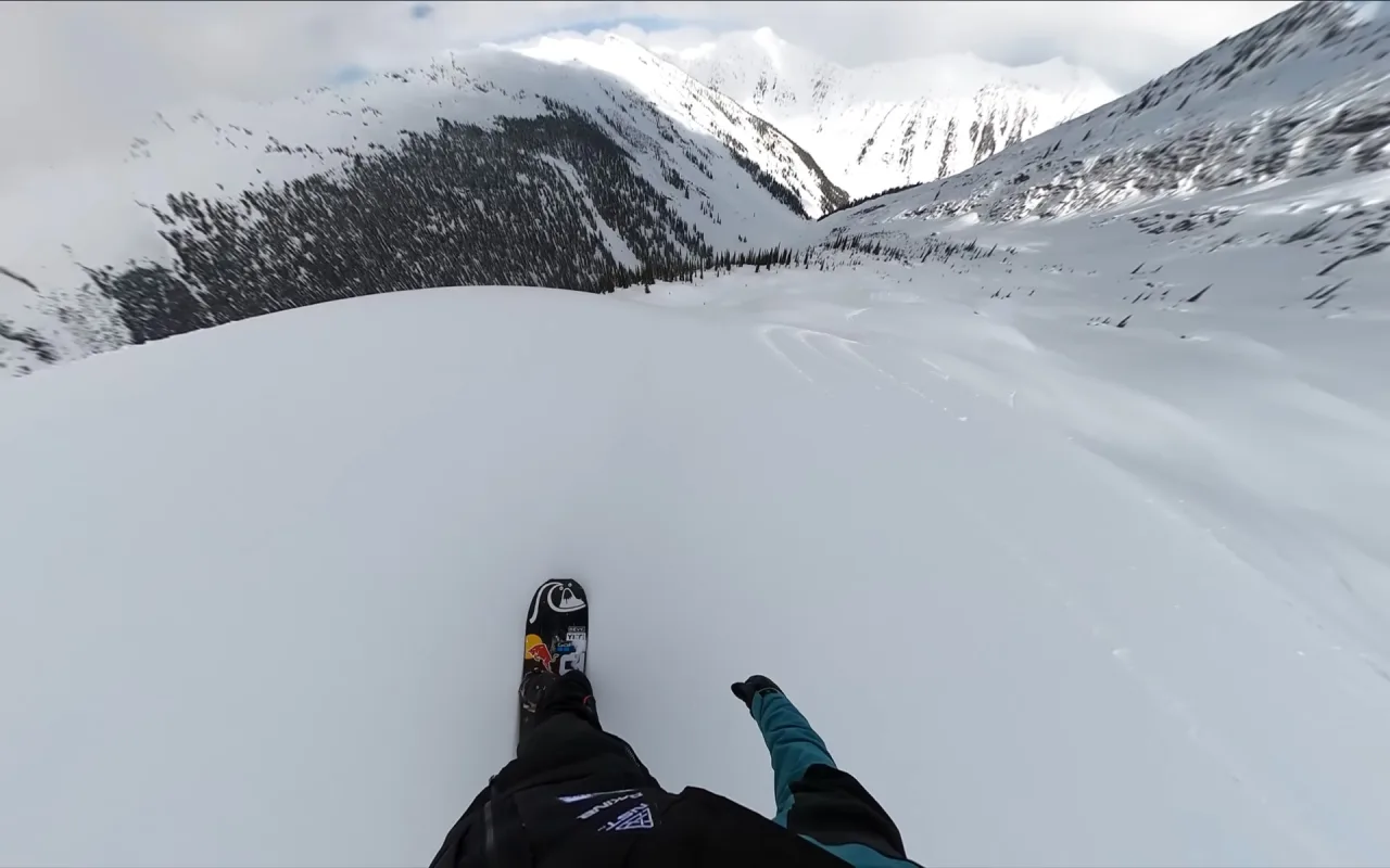 Snowboarding POV live wallpaper preview
