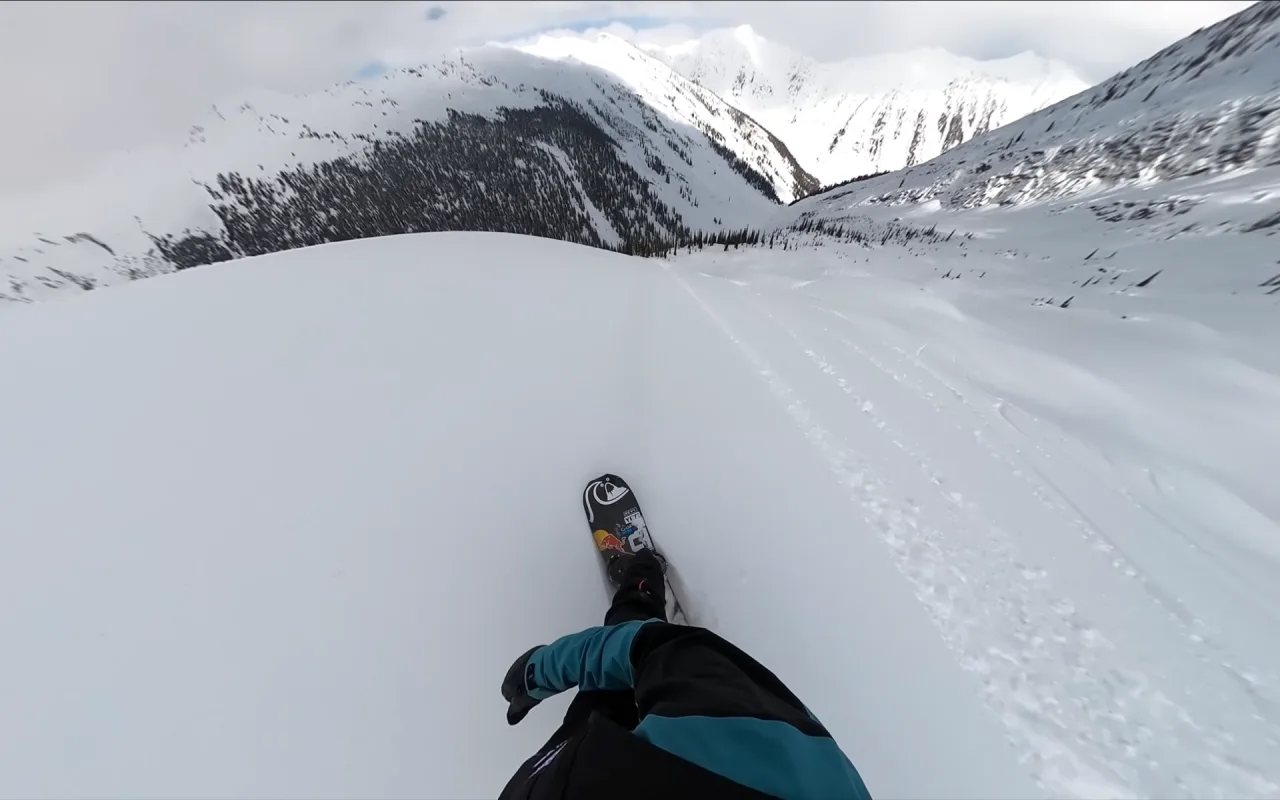 Snowboarding POV live wallpaper preview