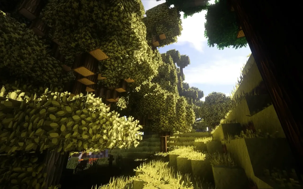 Minecraft Forest live wallpaper preview