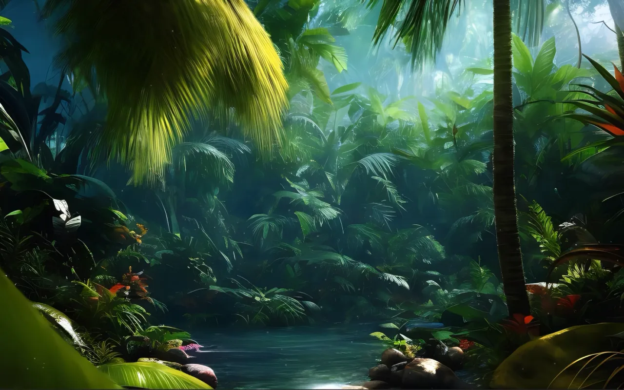 Lush Jungle live wallpaper preview