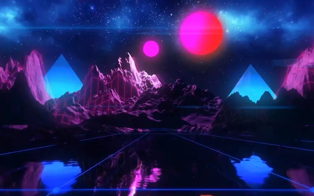 Vaporware World live wallpaper preview