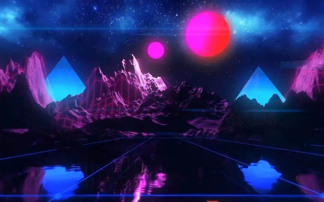 Vaporware World live wallpaper preview