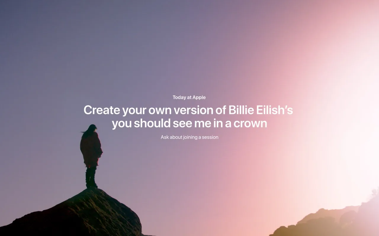 Apple Music Billie Eilish live wallpaper preview