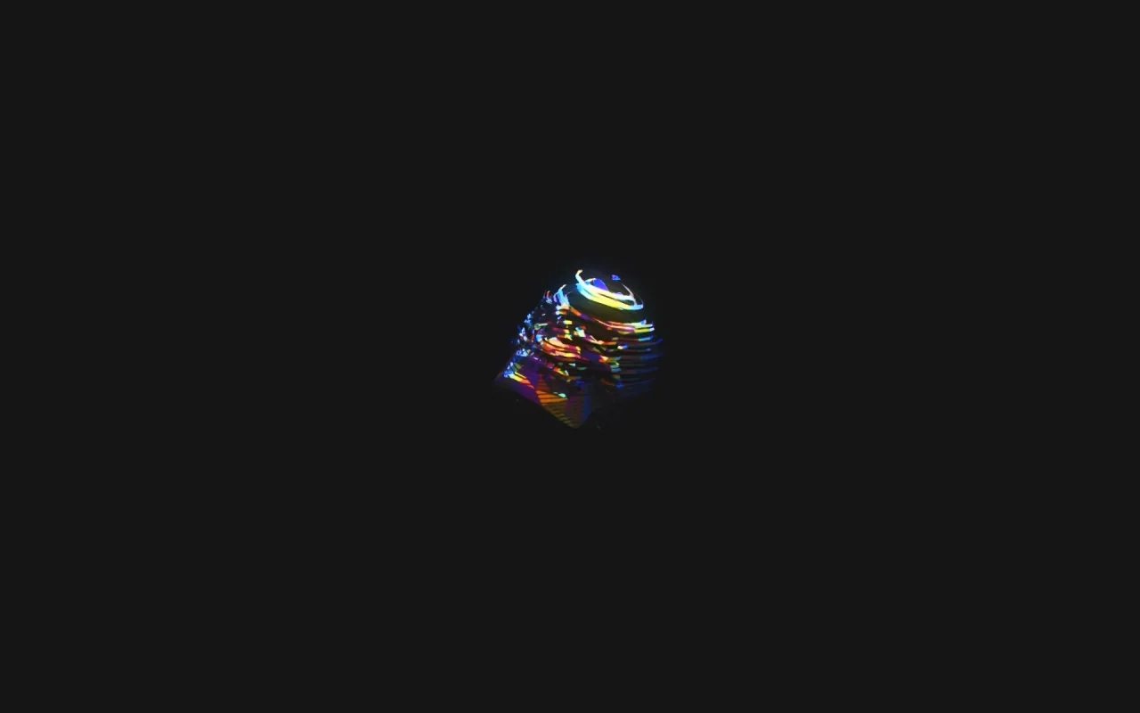 Glitch Skull live wallpaper preview