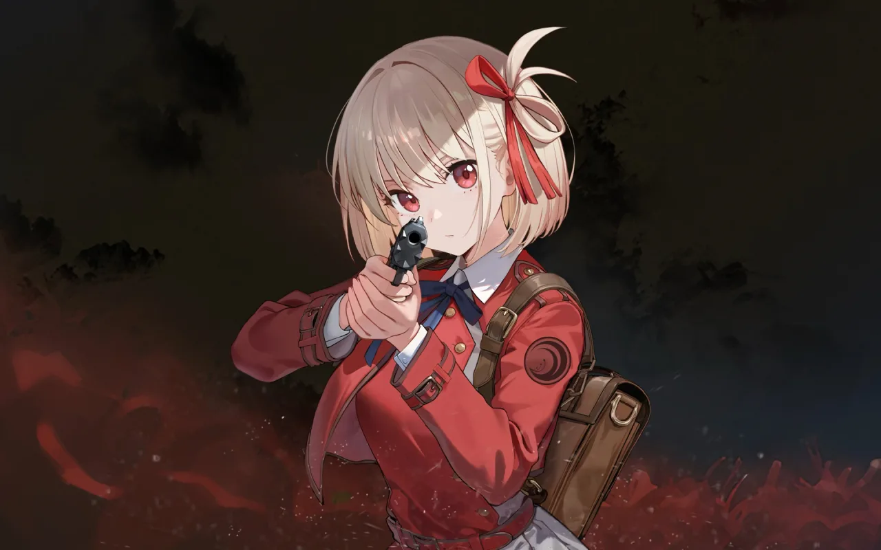 Chisato Lycoris Recoil live wallpaper preview