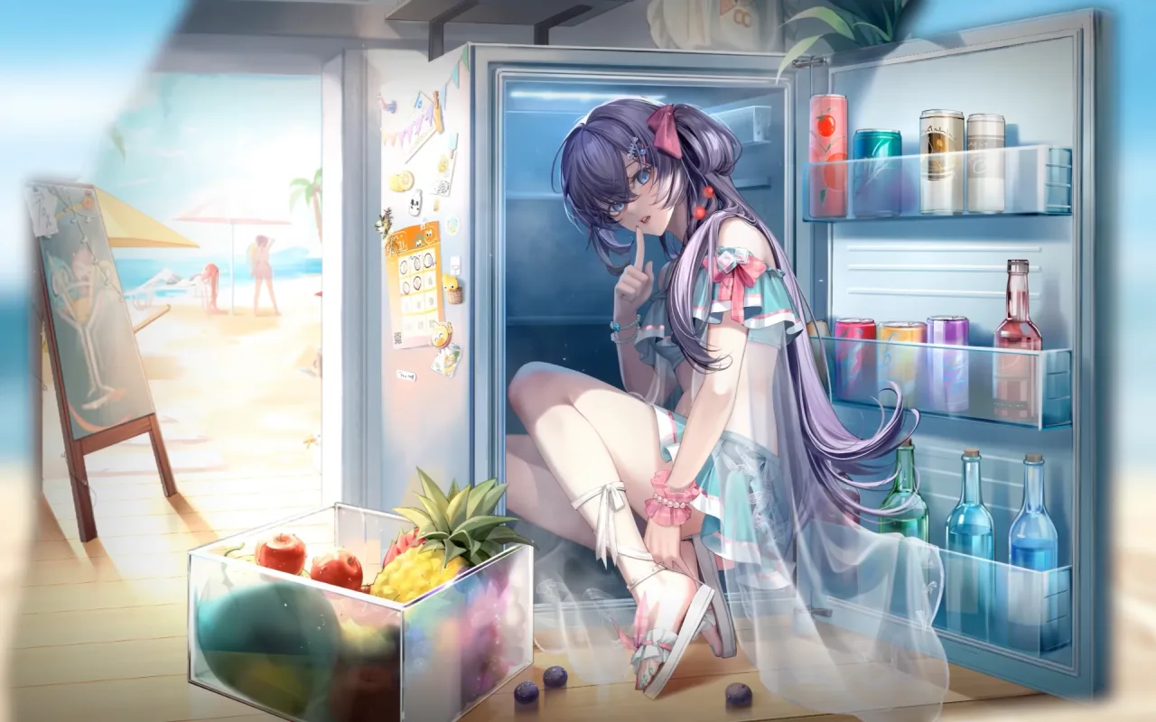 Fridge Summer Resort live wallpaper preview