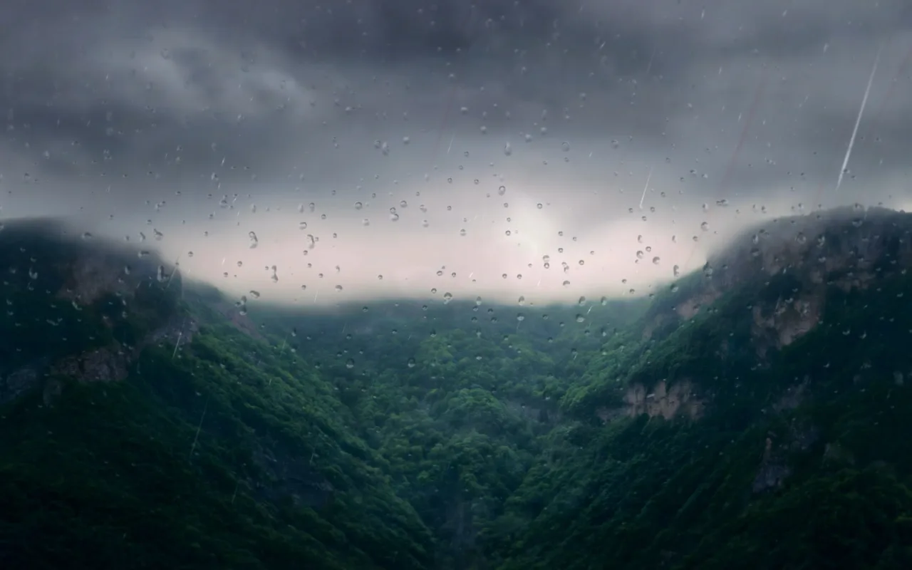 Rainy Valley live wallpaper preview