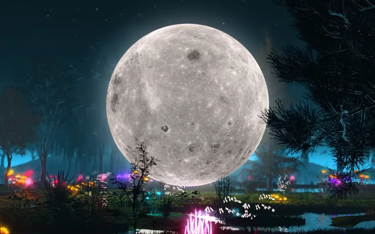 To The Moon live wallpaper preview