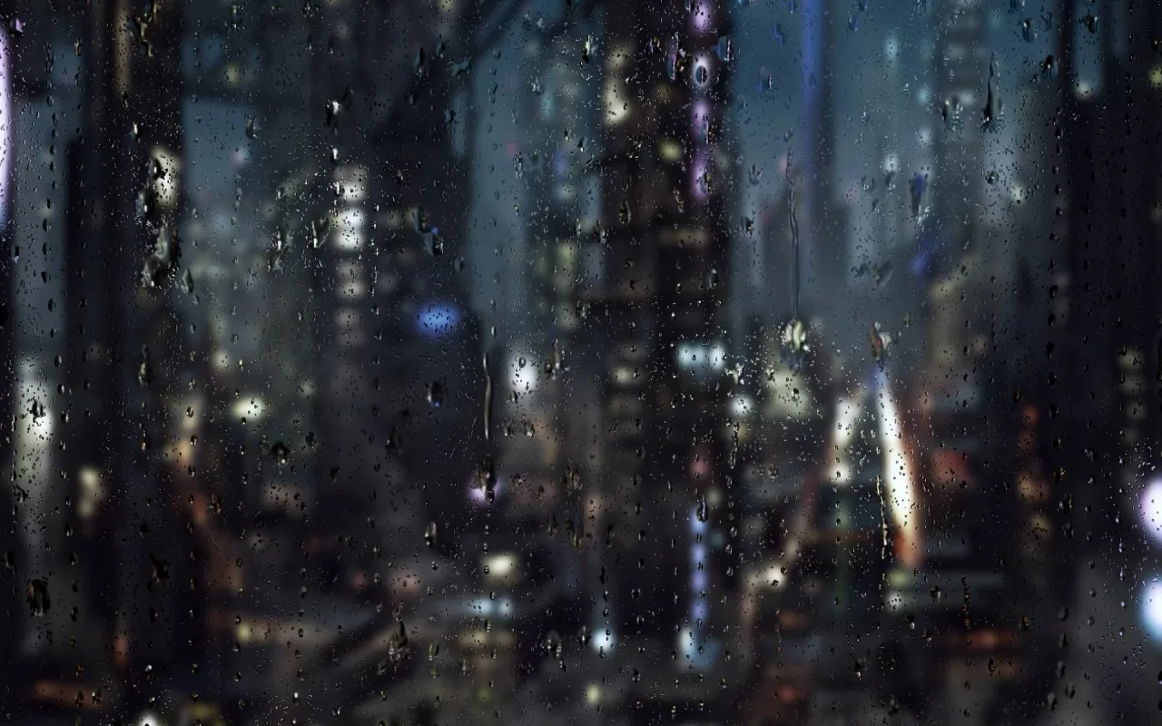 Rain on Window live wallpaper preview