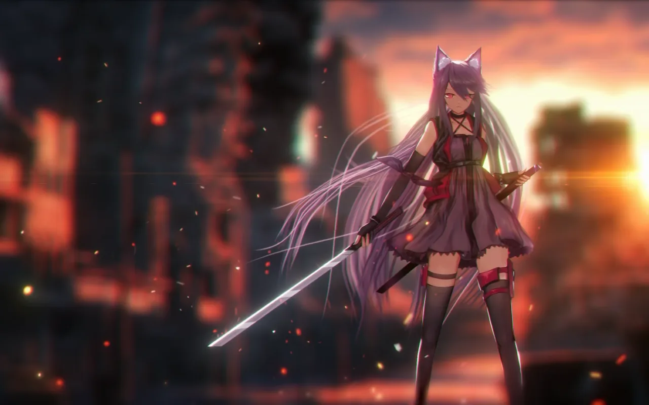 Sword Saint Melantha live wallpaper preview