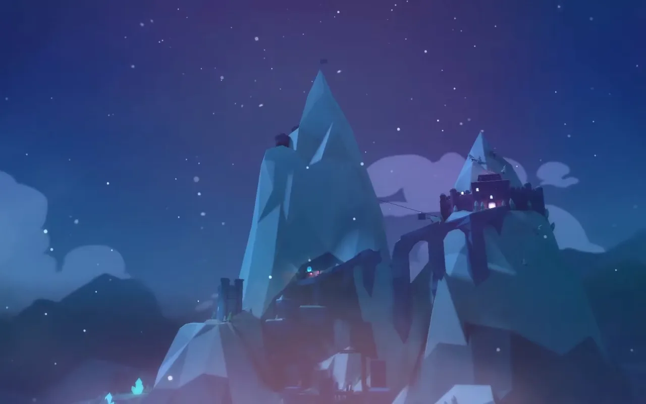 Celeste Mountain live wallpaper preview