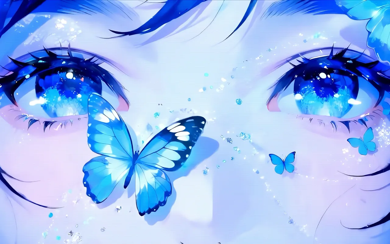 Butterfly Eyes live wallpaper preview