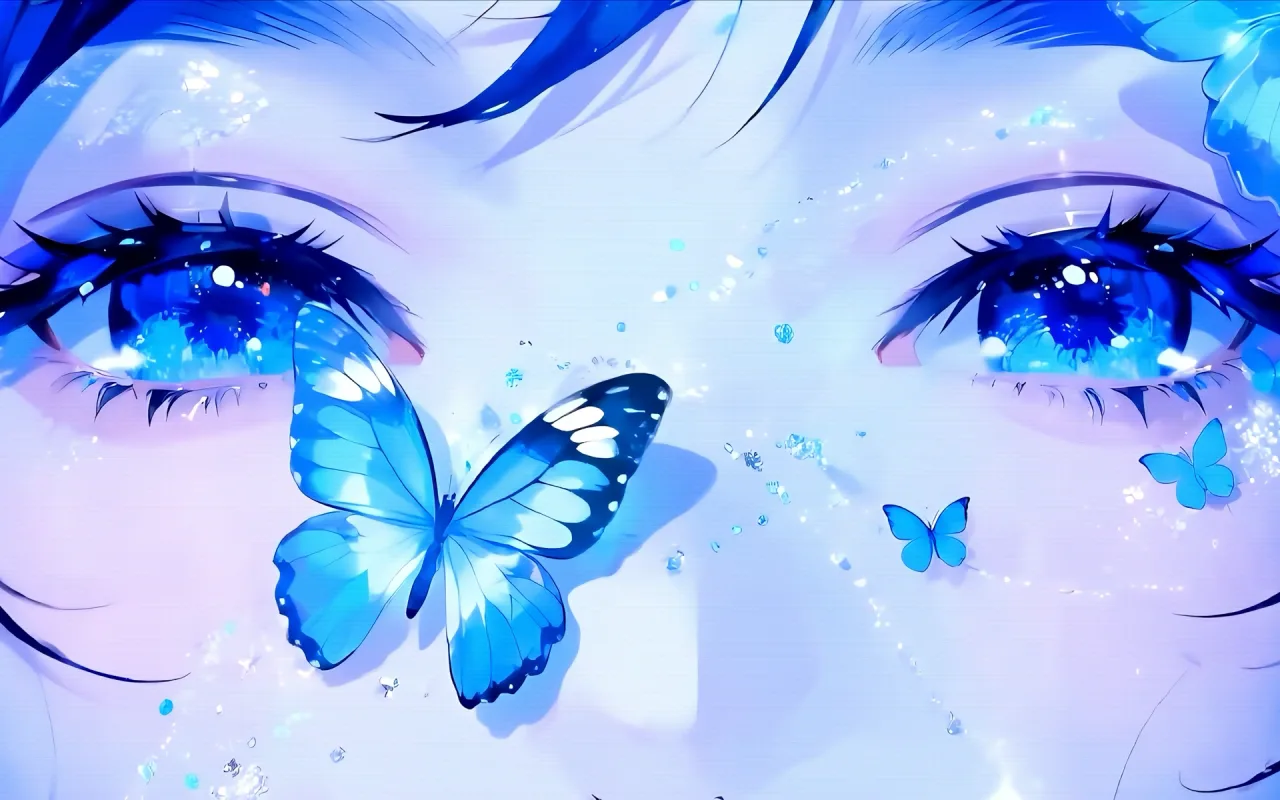 Butterfly Eyes live wallpaper preview