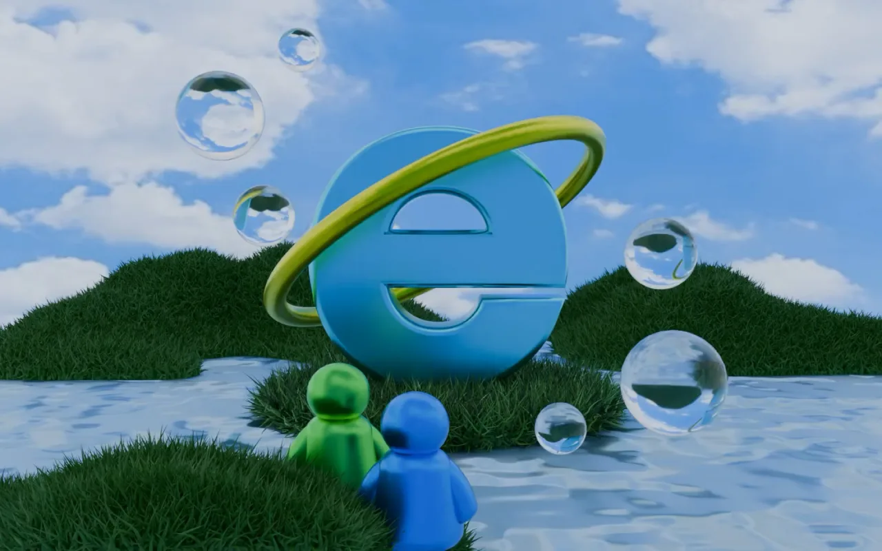 Internet Explorer Planet live wallpaper preview