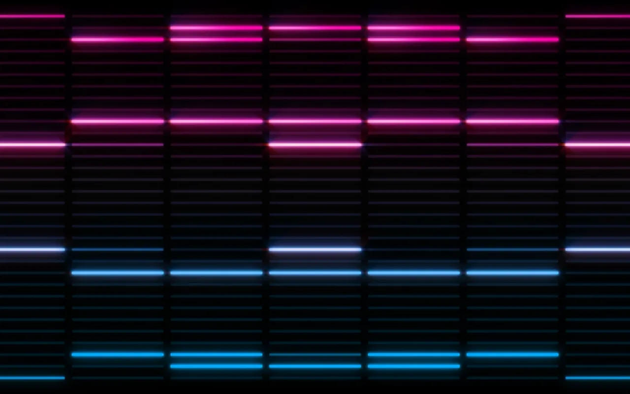 Neon EQ live wallpaper preview