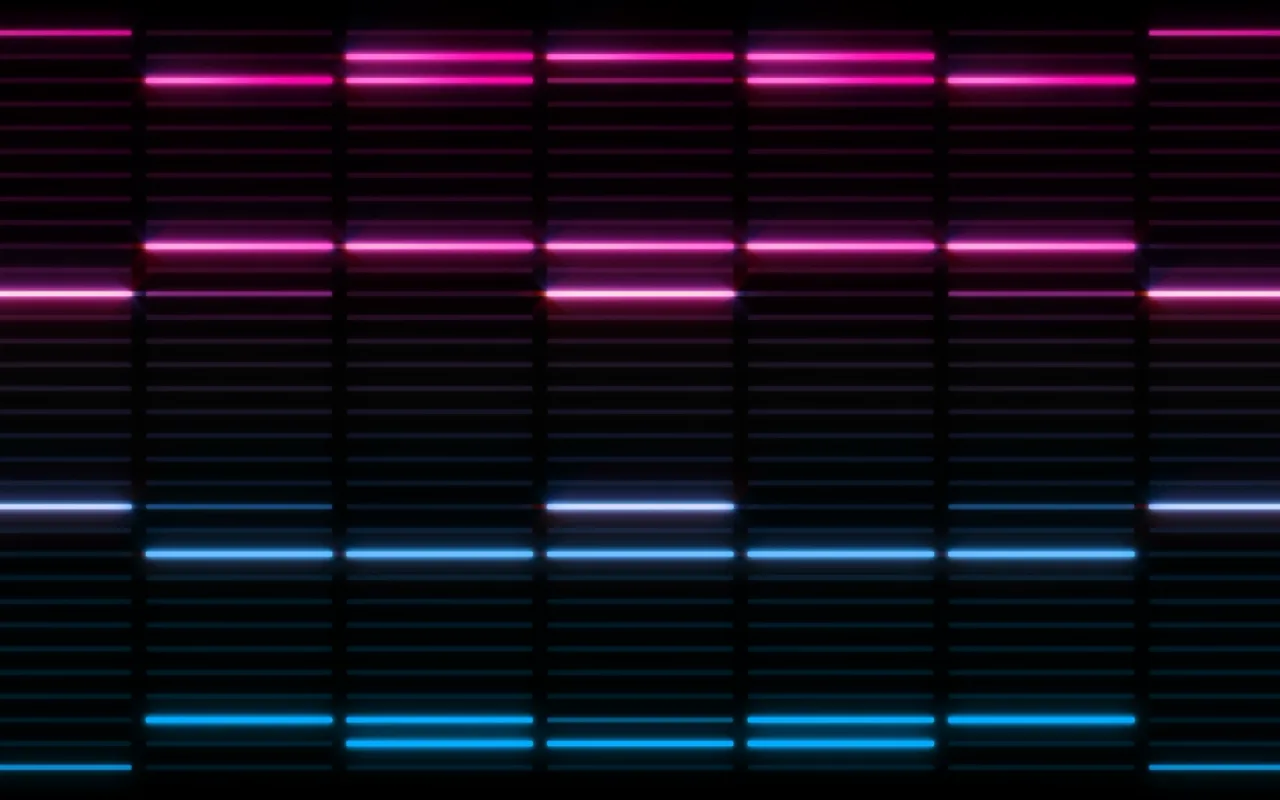 Neon EQ live wallpaper preview