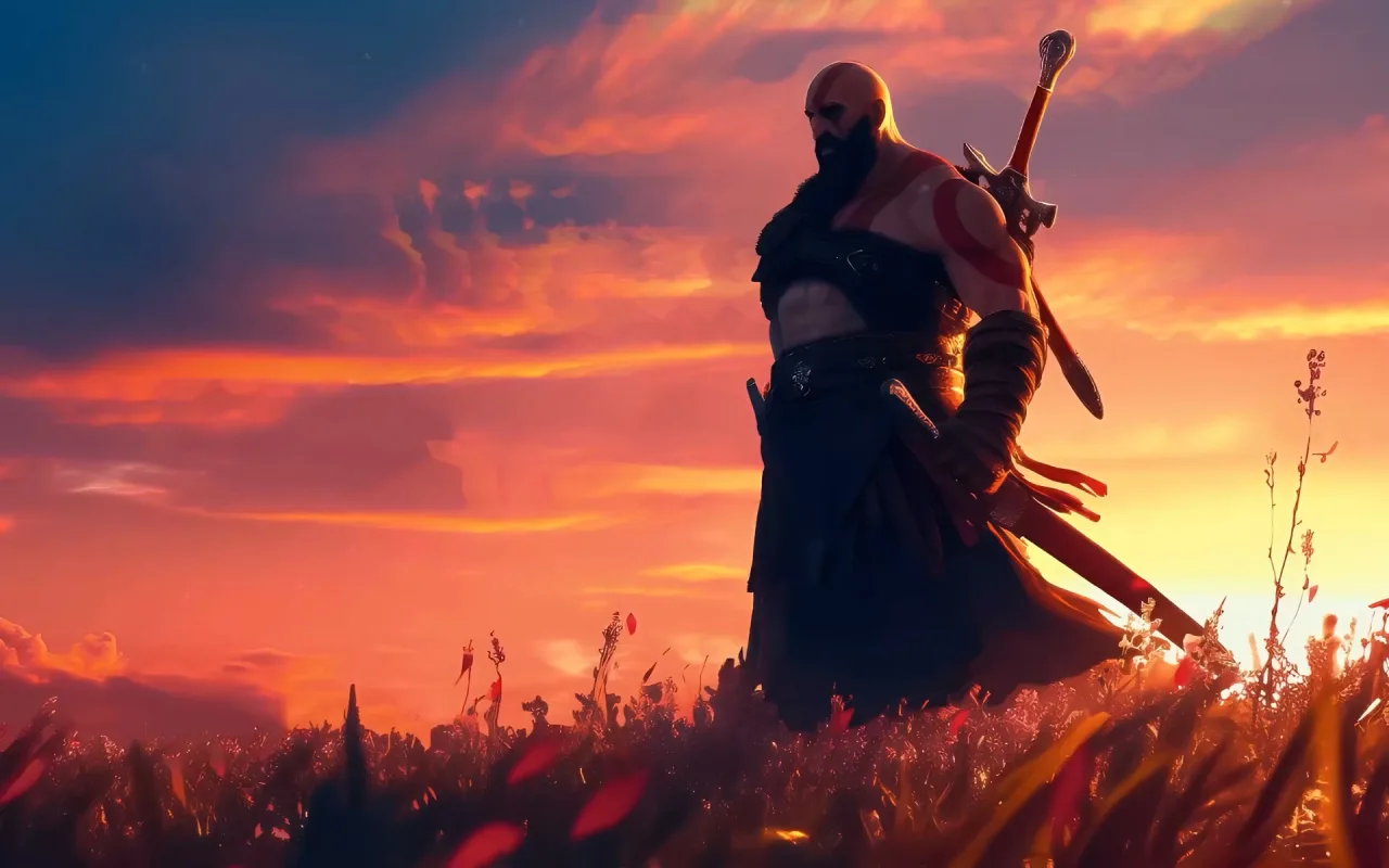 Kratos live wallpaper preview