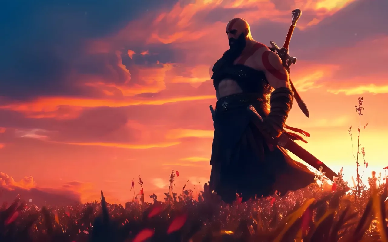 Kratos live wallpaper preview