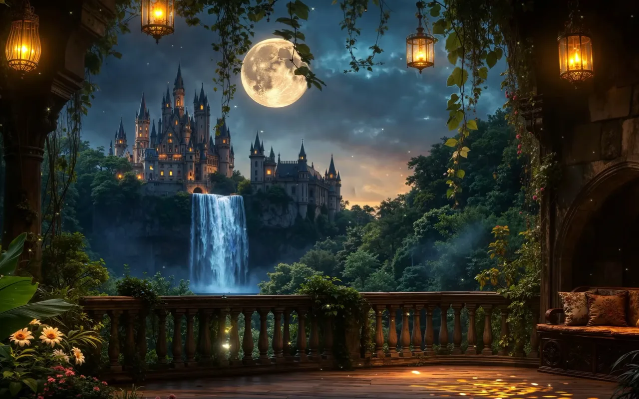 Enchanted Castle live wallpaper preview