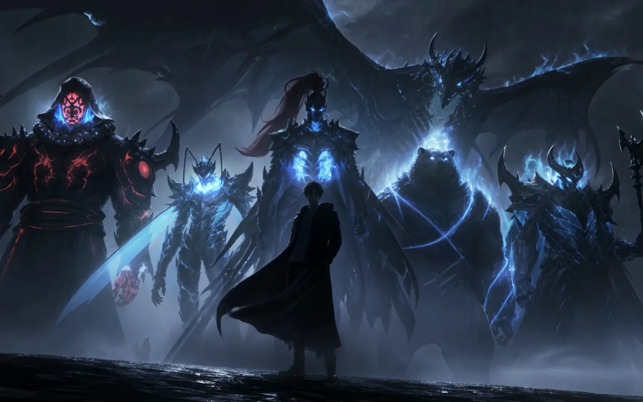King of Shadows live wallpaper preview