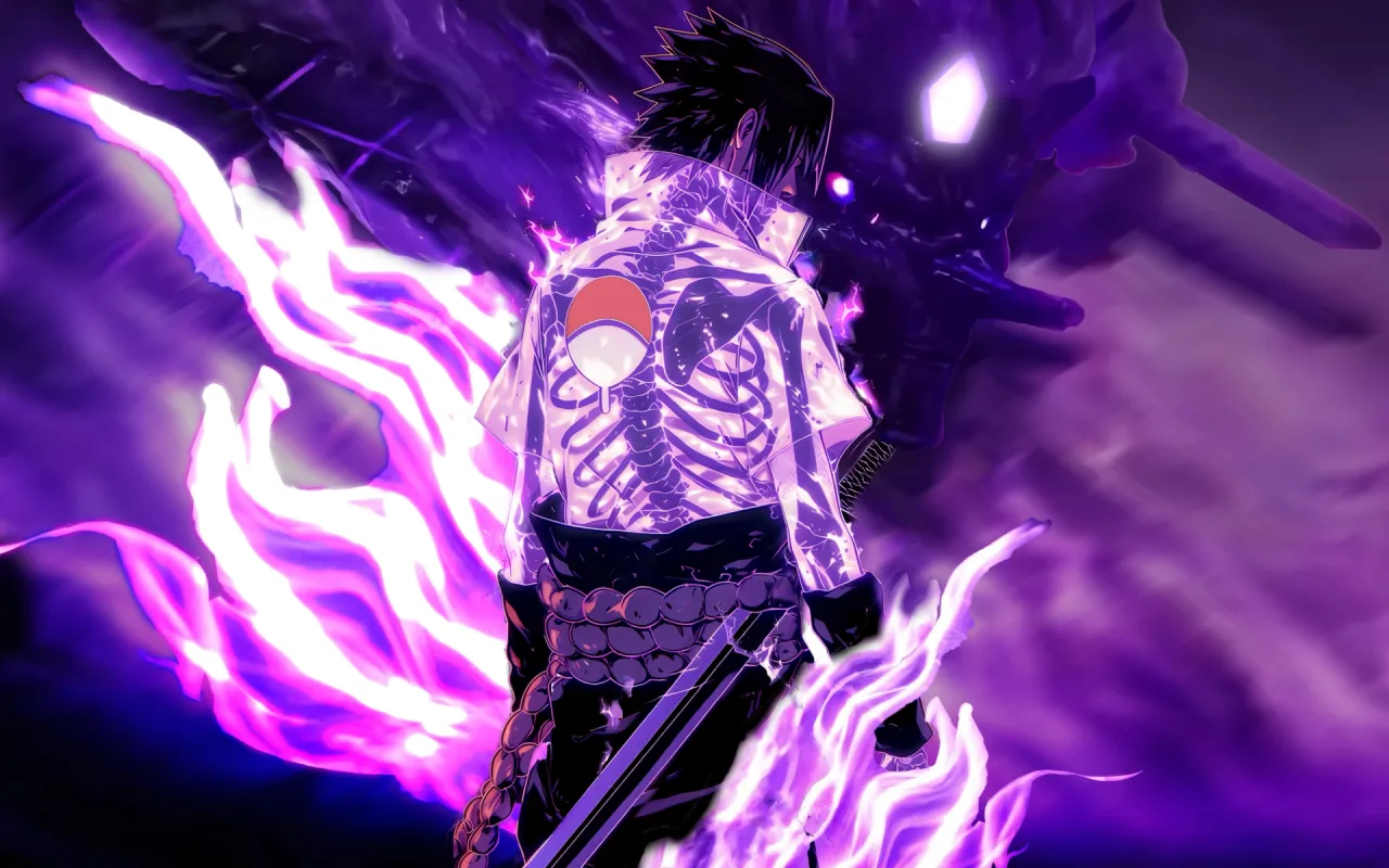 Sasuke Naruto live wallpaper preview