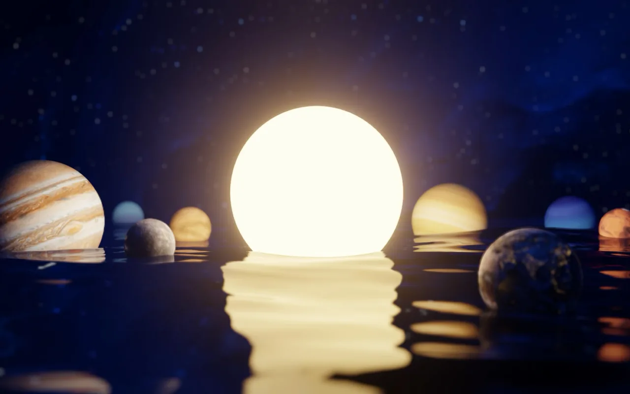 Solar System live wallpaper preview