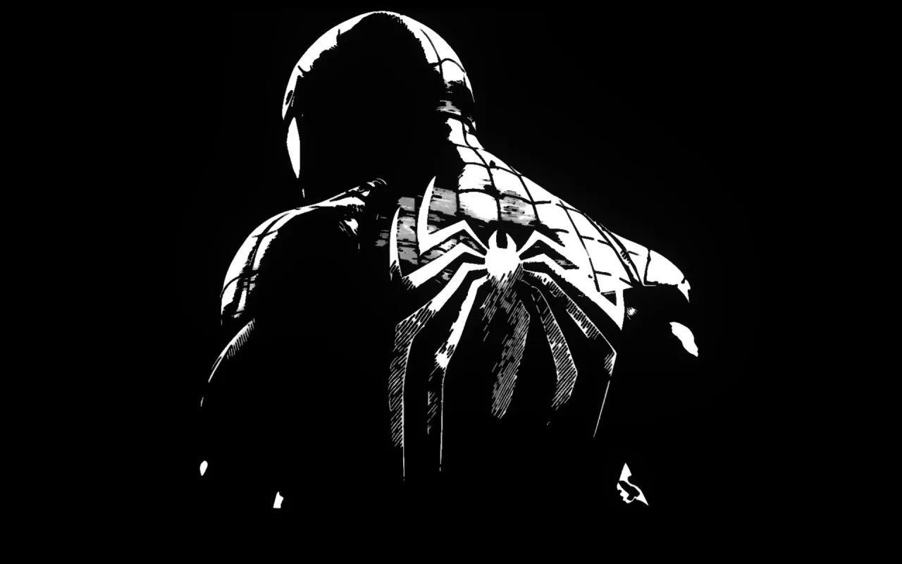 Spider-Man Black Suit live wallpaper preview