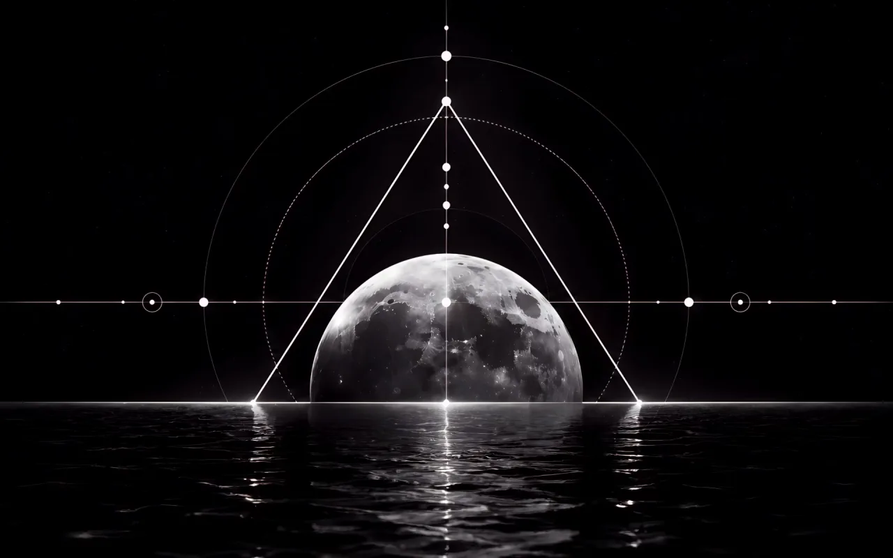 Geometry Moon live wallpaper preview