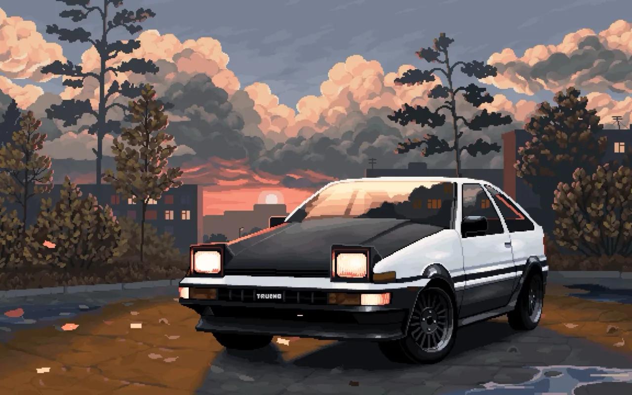 Toyota ae86 live wallpaper preview