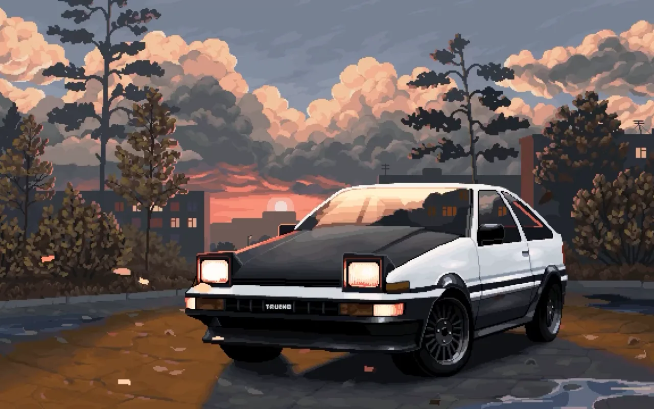 Toyota ae86 live wallpaper preview