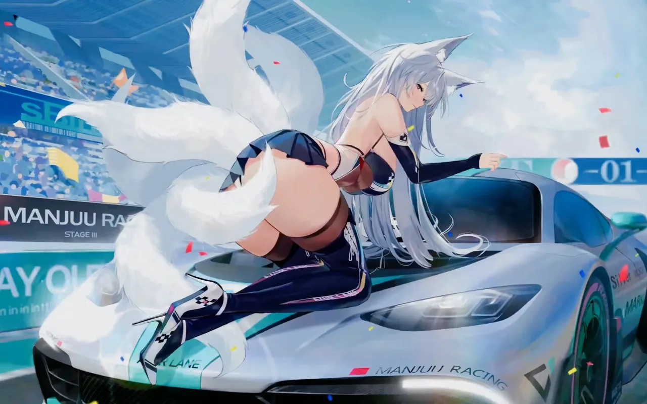 Azur Lane Race Queen Shinano live wallpaper preview