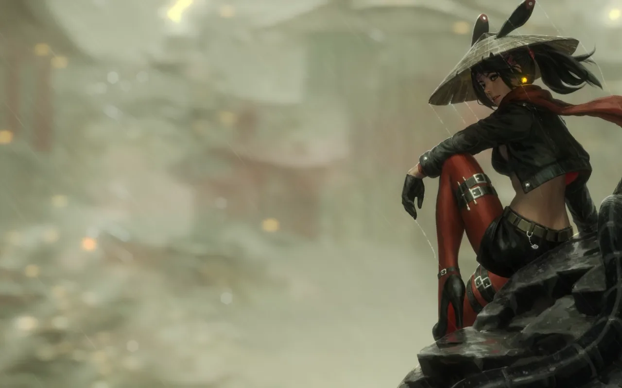 Shinobi Girl live wallpaper preview