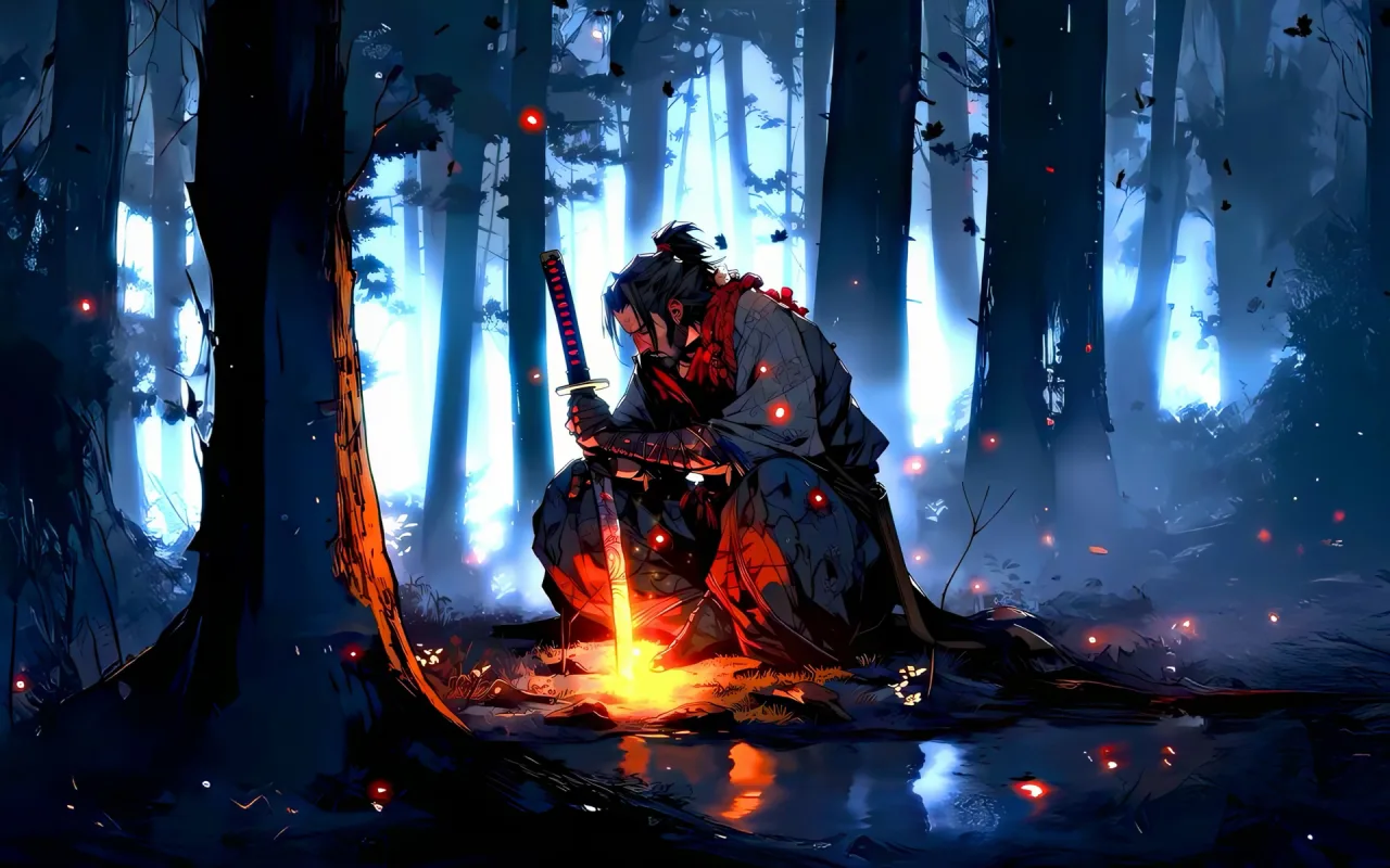Samurai live wallpaper preview