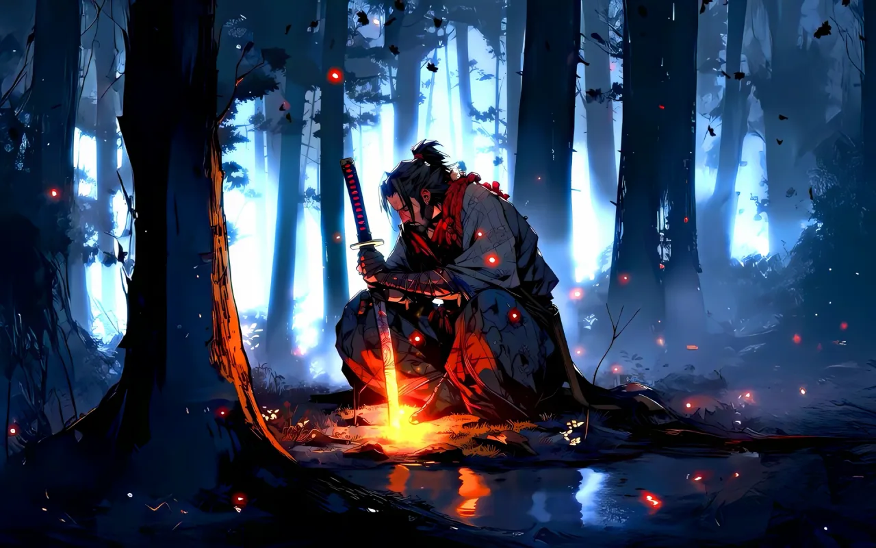 Samurai live wallpaper preview