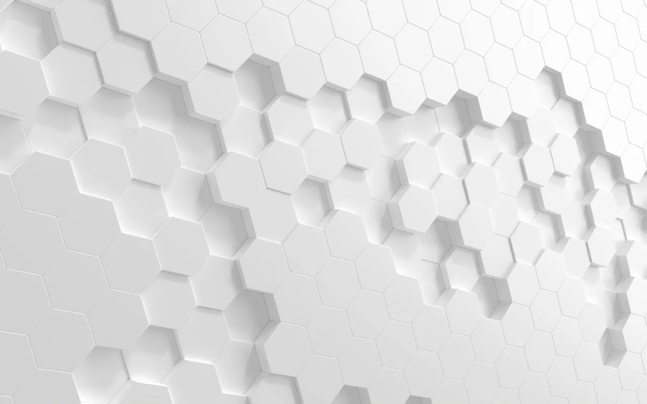 White Hexagon live wallpaper preview