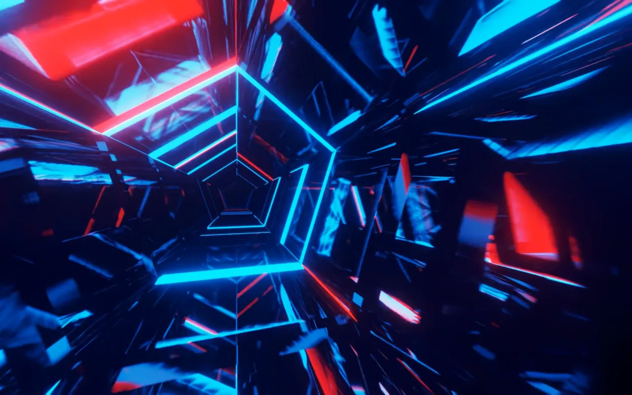 Neon Tunnel live wallpaper preview