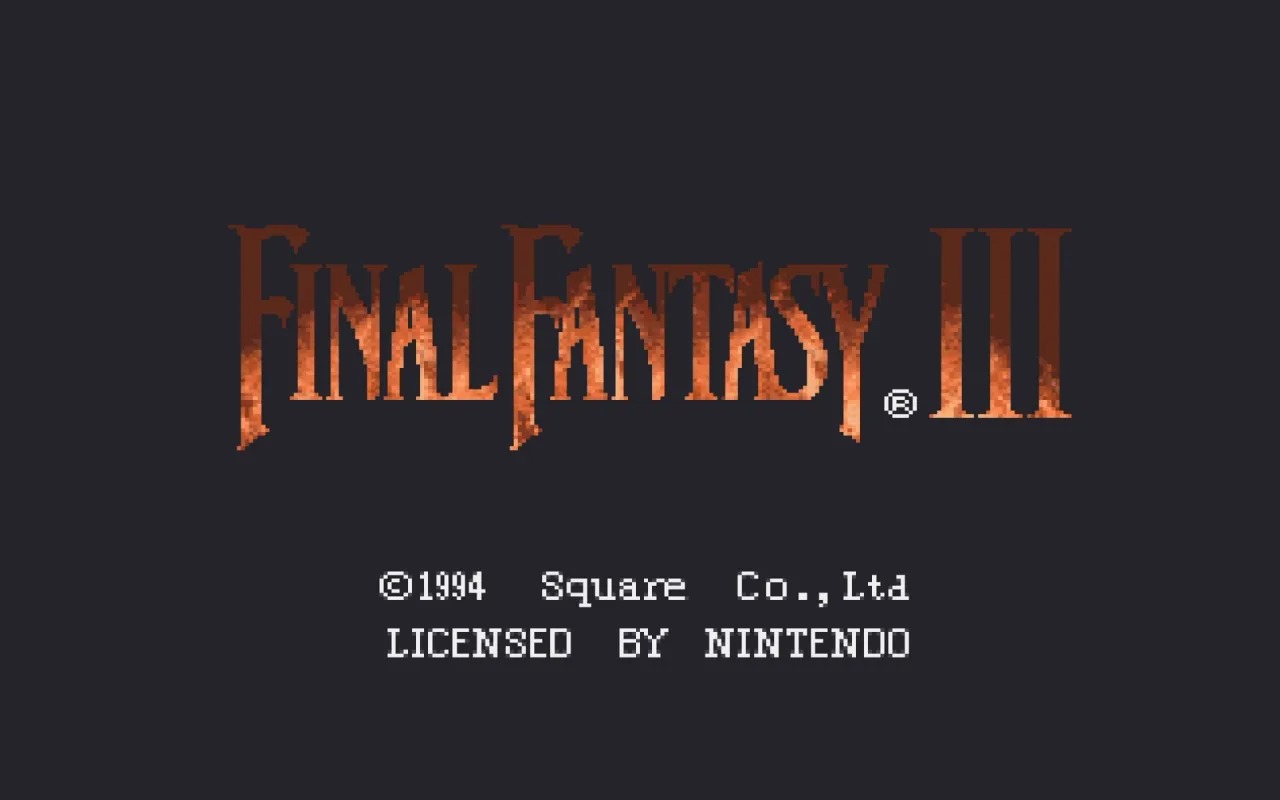 Final Fantasy III Title Screen live wallpaper preview
