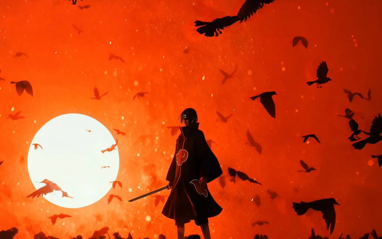 Itachi Sunset live wallpaper preview