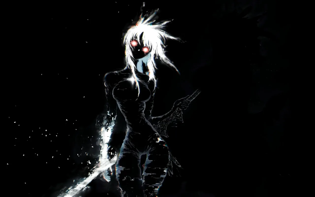 Glitch Girl live wallpaper preview