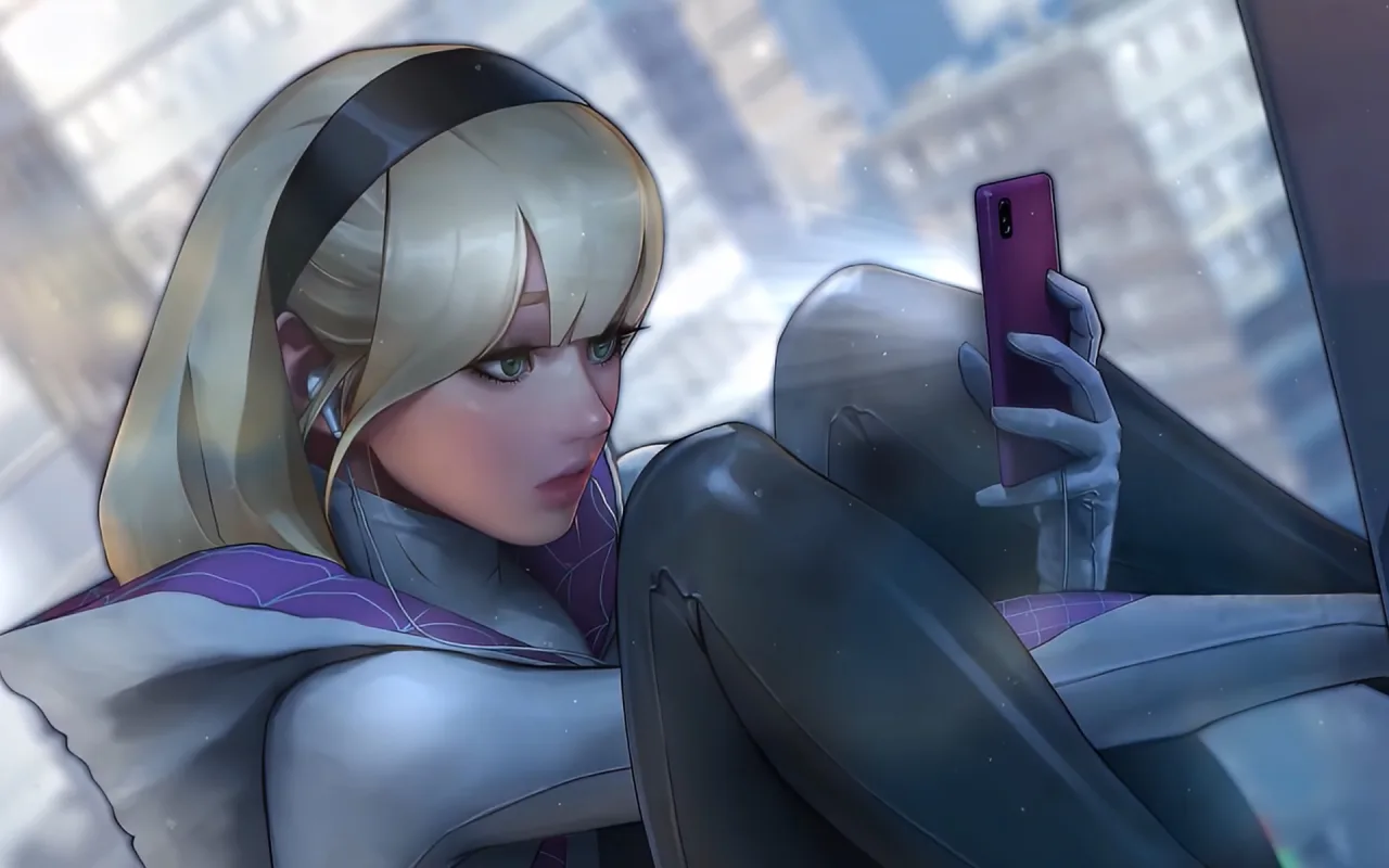 Spider-Gwen live wallpaper preview