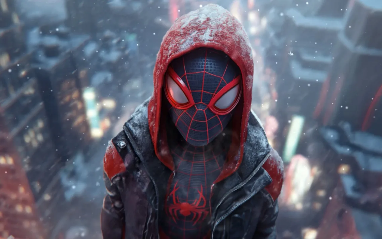 Miles Morales Snow live wallpaper preview